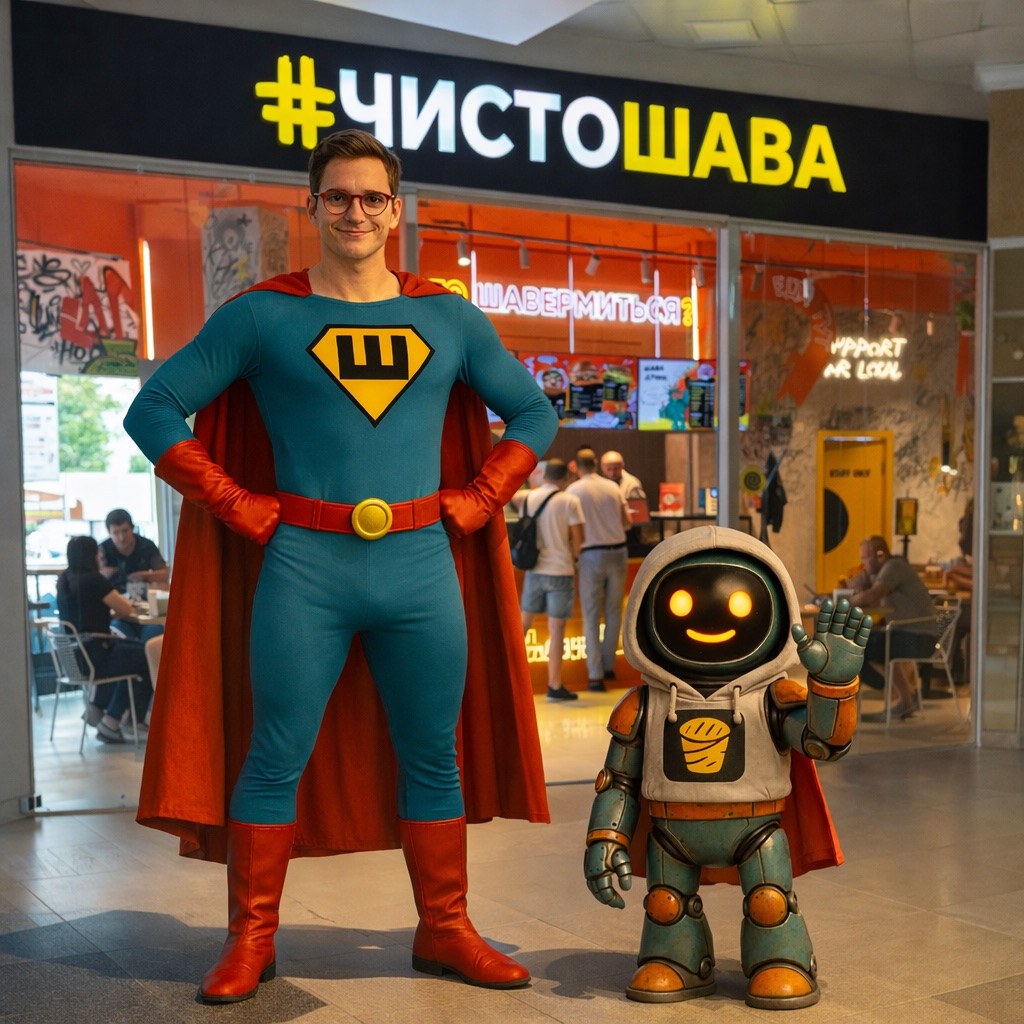 Шавамен и Гиро у точки #ЧистоШава